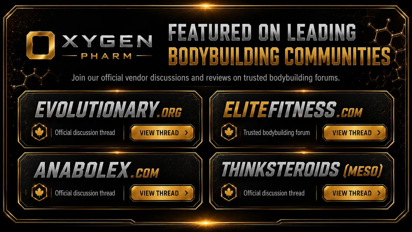 11May Oxygen Forums Banner.webp