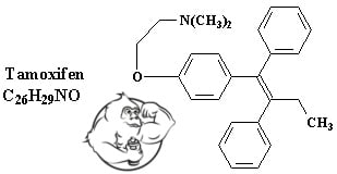 chemical structure of tamoxifen