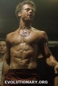 brad pitt fight club abs