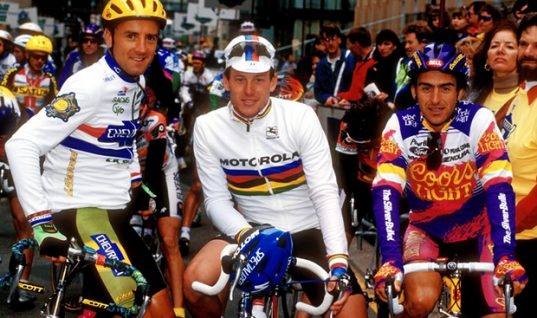 Roberto Gaggioli and Lance Armstrong