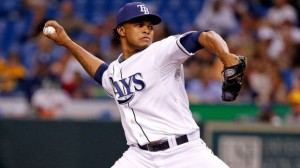 Tampa Bay reliever Alex Colome