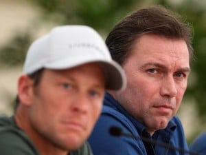 Lance Armstrong and Johan Bruyneel