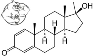 Methandrostenolone-dianabol chemical structure