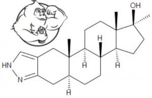 Stanozolol chemical structure