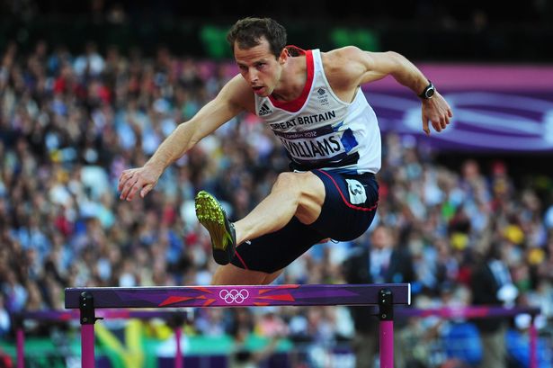 Rhys Williams hurdles