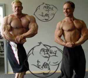 dennis wolf vs regular bodybuilder
