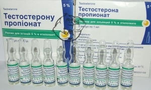 Testosterone propionate gynecomastia