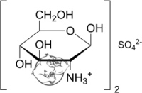 glucosamine sulfate chemical structure