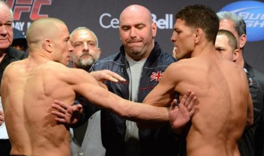 nick diaz Georges St-Pierre