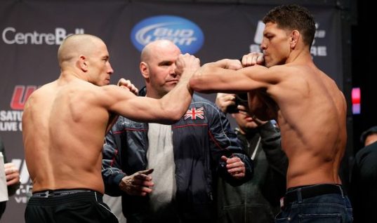 nick diaz Georges St-Pierre