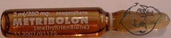 Metribolone ampule