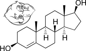 4-Androstenediol chemical structure
