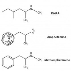 dmaa chemical structure amphetamines