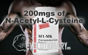 EVO-M1-MK - 200mgs of N-Acetyl-L-Cysteine