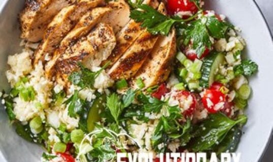 Spiced Grilled Chicken with Cauliflower Rice Tabbouleh