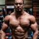 Larry Wheels ripped posing